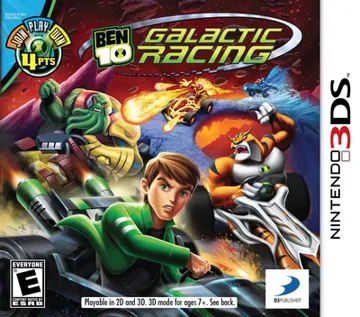 Ben 10 Galactic Racing (Usa) box cover front